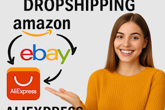 do amazon, aliexpress to ebay dropshipping top listing