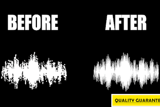 cleanup noise from your audio file for sound and video