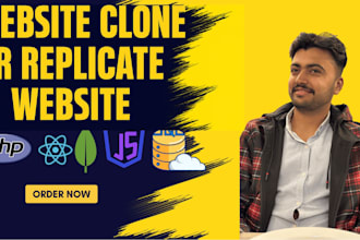 replicate clone duplicate any website wordpress or custom
