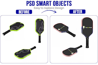 create editable PSD smart object mockup templates for canva and photoshop