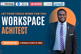 set your workspace on jira trello asana clickup wrike as your VA