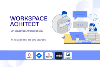 set your workspace on jira trello asana clickup wrike as your VA