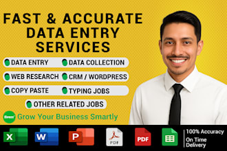 do professional data entry with speed and accuracy