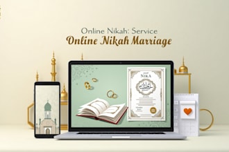 conduct online islamic nikah ceremony with legal paperwork
