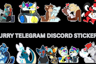 create furry stickers nsfw animated stickers for telegram and discord community