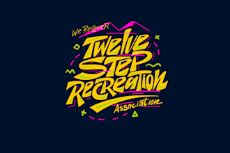 design twelve step recovery shirt logo