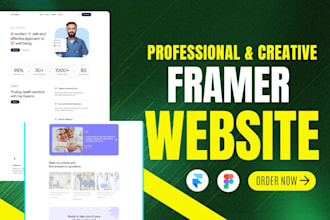 design and develop a professional framer website, framer developer