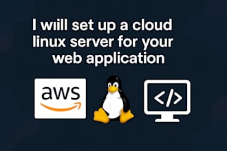 set up a cloud linux server for your web application