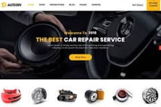 design lucrative car accessories shopify automobile store auto parts website