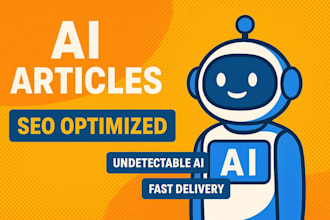 do SEO article writing, blog post writing and ai editing