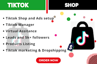 setup,connect and manage tiktok shop with ecommerce store