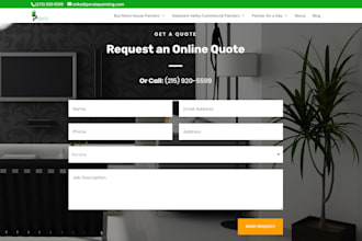design responsive and high quality landing page