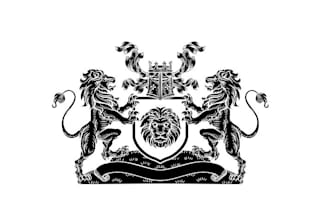 design luxury regal heraldic family crest coat of arms logo
