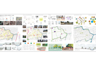create professional architecture presentation sheets and boards