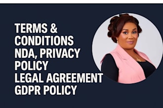 draft terms and conditions, gdr privacy policy, legal contract agreement
