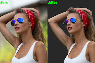 do any background remove ,hair masking perfectly