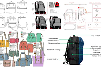 do bag design, bag tech pack, handbag, backpack design, tote bag design