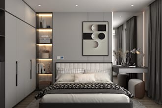 create stunning interior design and 3d rendering for your home or office