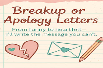 say it with style with breakup or apology letters, your way