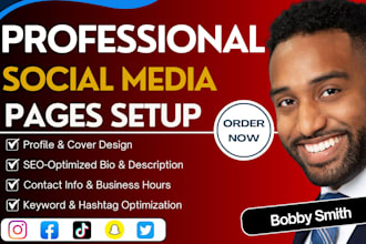 create social media pages social media setup facebook pages setup social pages