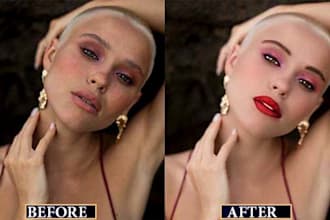 do high end photo retouching and editing