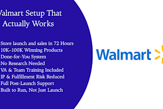 upload 10k to 100k walmart dropshipping products with complete catalog setup