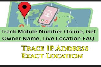 trace location , find IP , trace social media ,investigation