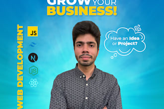 build web applications, full stack websites