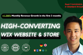 build or customize your wix website