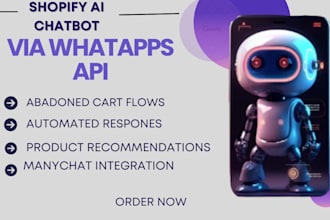 increase shopify sales with whatsapp ai chatbot manychat
