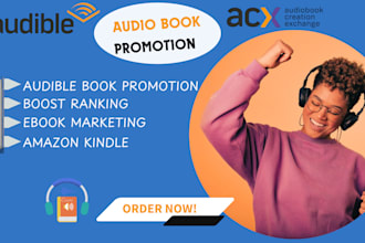 do acx audible book promotion and book ranking for more sales