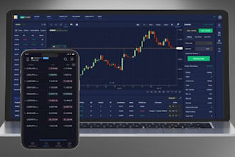develop forex prop website, brokers website, cfd trading platform, crm, mt5