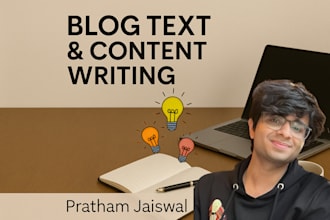 write engaging and SEO friendly blog posts and articles