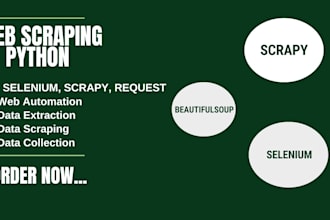do data mining, data scraper, python web scraping