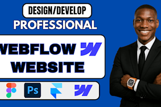 develop webflow website design 3d interactive webflow website, figma to webflow