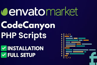setup and install codecanyon script
