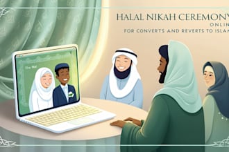perform halal nikah online for converts and reverts to islam, with wali, witness