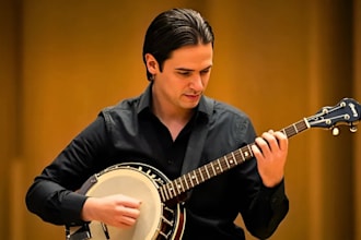 record a quality track of banjo, piano, keyboard, country guitar for your song