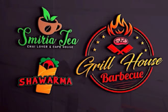 design modern coffee shop logo in 48 hours