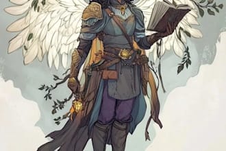 design fantasy dnd character art and dnd character