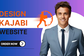 design kajabi website, design kajabi sales funnel landing page, online course