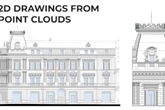create 2d drawings from point clouds