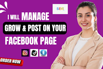 grow facebook page following for top organic marketing
