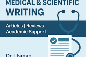 write evidence based medical and scientific research articles
