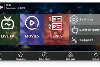 rebrand your iptv app like xciptv, smarter pro, implayer, tivimate app,