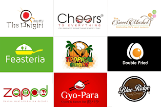 make restaurant, pizza, bbq, burger, drink, catering, food, kitchen logo design