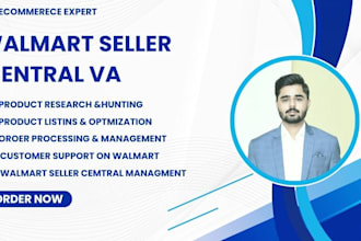 manage your walmart drop shipping store as a pro VA