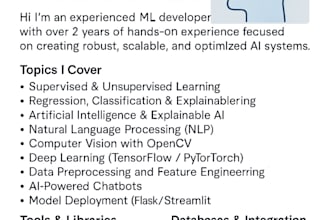 build ai and machine learning models using python