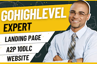 gohighlevel expert gohighlevel landing page gohighlevel website a2p ghl funnel
