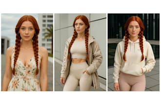 create a realistic ai character with consistent style